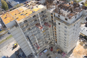 Raport zaawansowania prac - SkyRes budynek L4